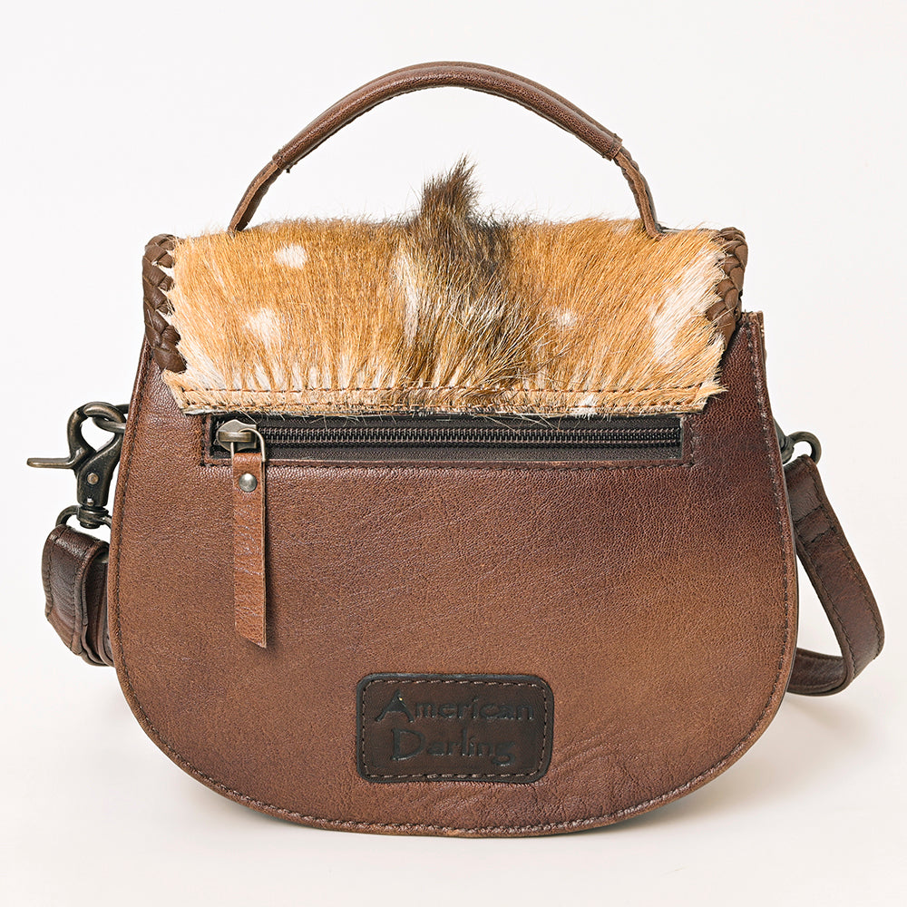 American Darling Genuine Hair-On Cowhide Leather Western Crossbody Bag