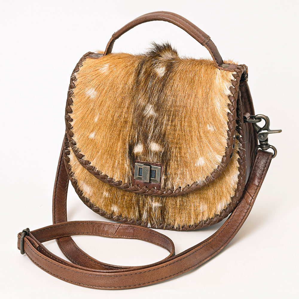 American Darling Genuine Hair-On Cowhide Leather Western Crossbody Bag