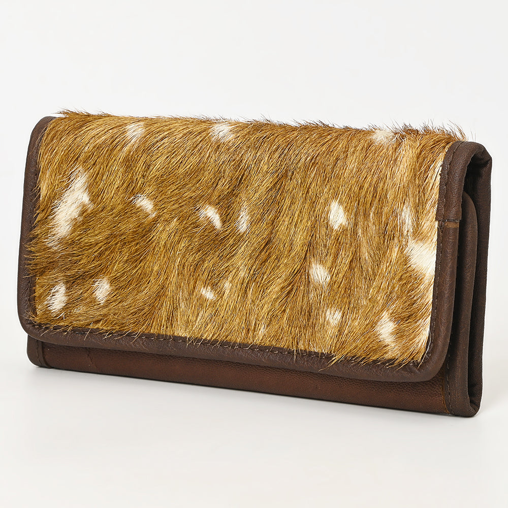 American Darling Hair-On Cowhide Genuine Leather Western Wallet Bag