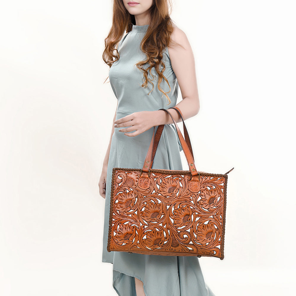 KBG322 Tote Genuine Leather women bag western Bag