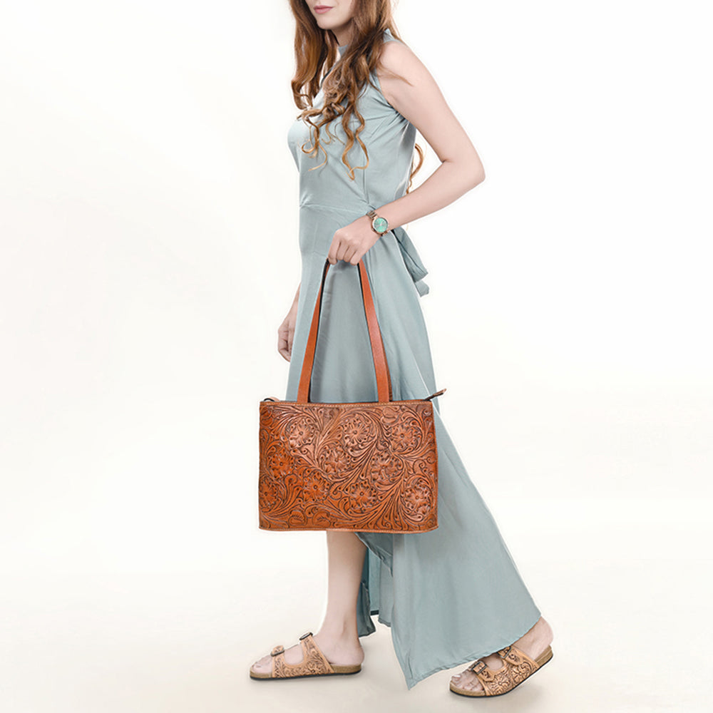 KBG341 Tote Genuine Leather women bag western Bag