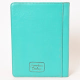 ADBG1232 Hand-Tooled Leather Portfolio - Western Floral Folio Case