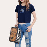 ADBG1255 Toiletry Genuine Western Leather Women Bag