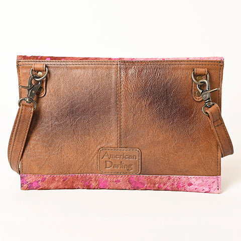American Darling Hair-On Cowhide Western Crossbody Bag - Genuine Leather Crossbody