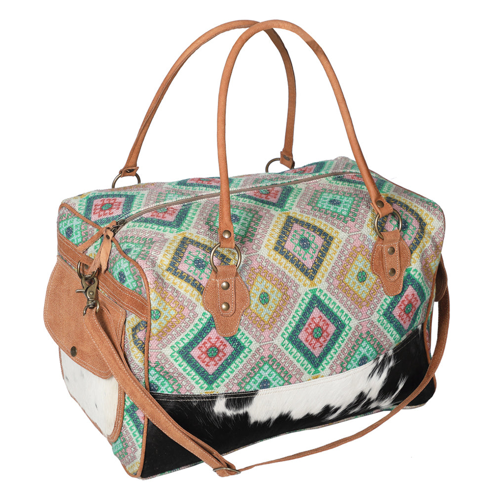 LC-OHV221 Duffel Upcycled Canvas Ladies Bag