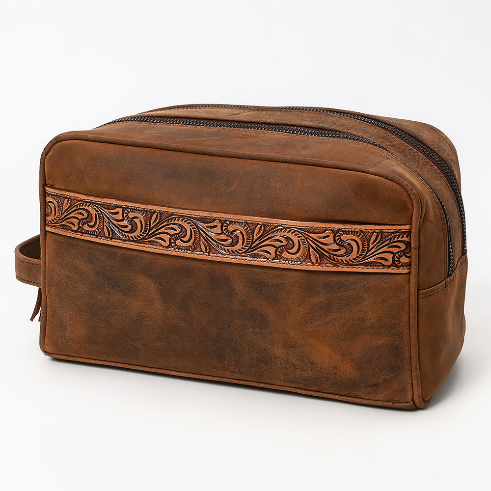 OHM107 Toiletry Genuine Leather women bag western Bag