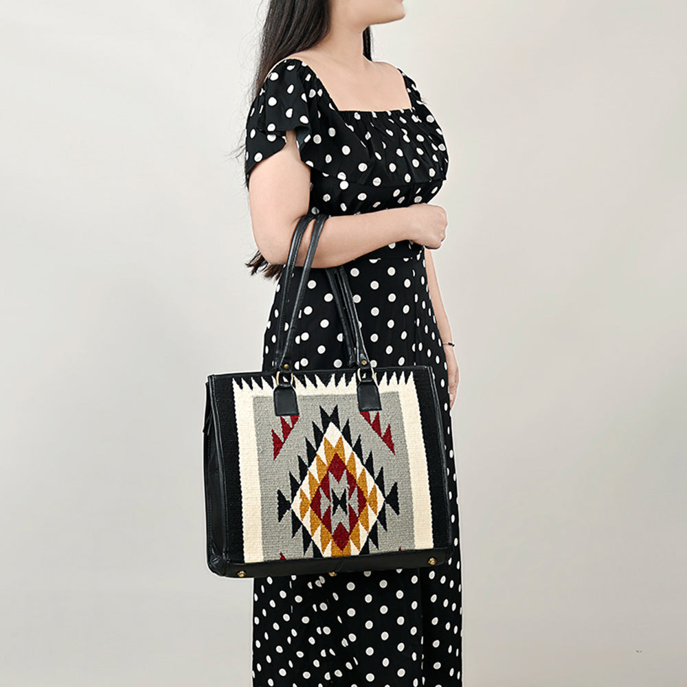 LC-ADBGA464 Tote Genuine Western Leather Women Bag