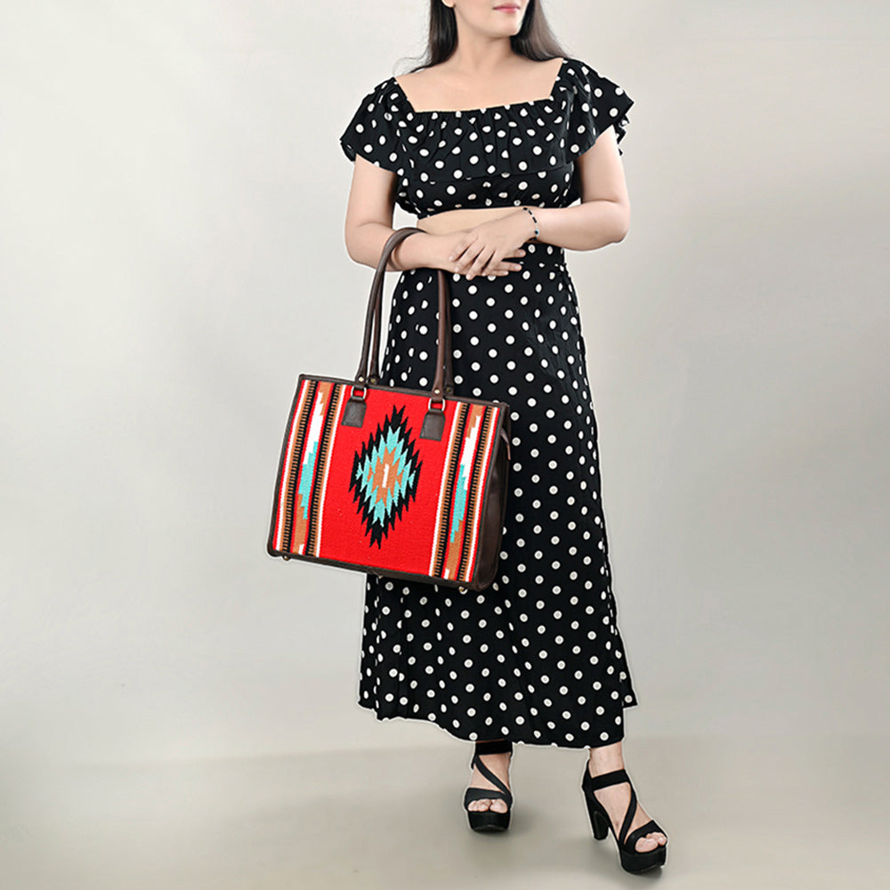 LC-ADBGA464 Tote Genuine Western Leather Women Bag