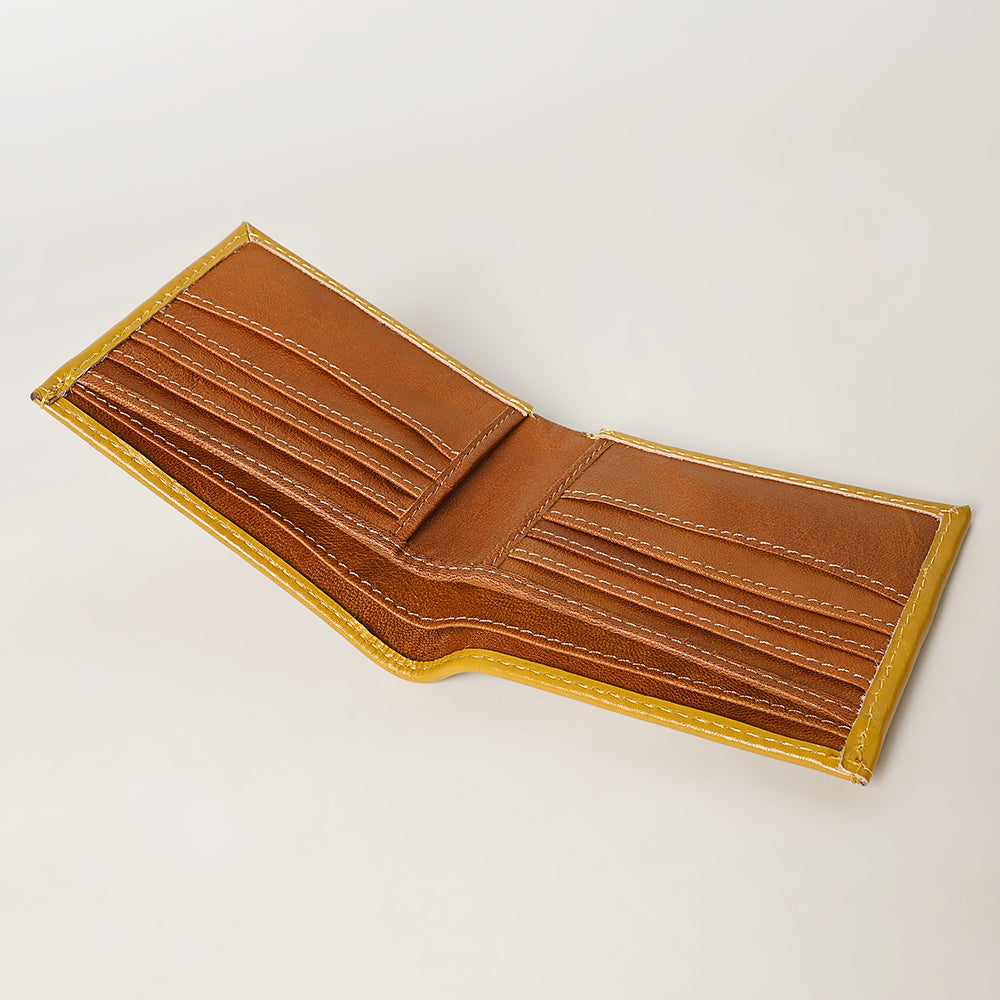 American Darling Hand Tooled Leather Bifold Wallet | Floral Carved Purse