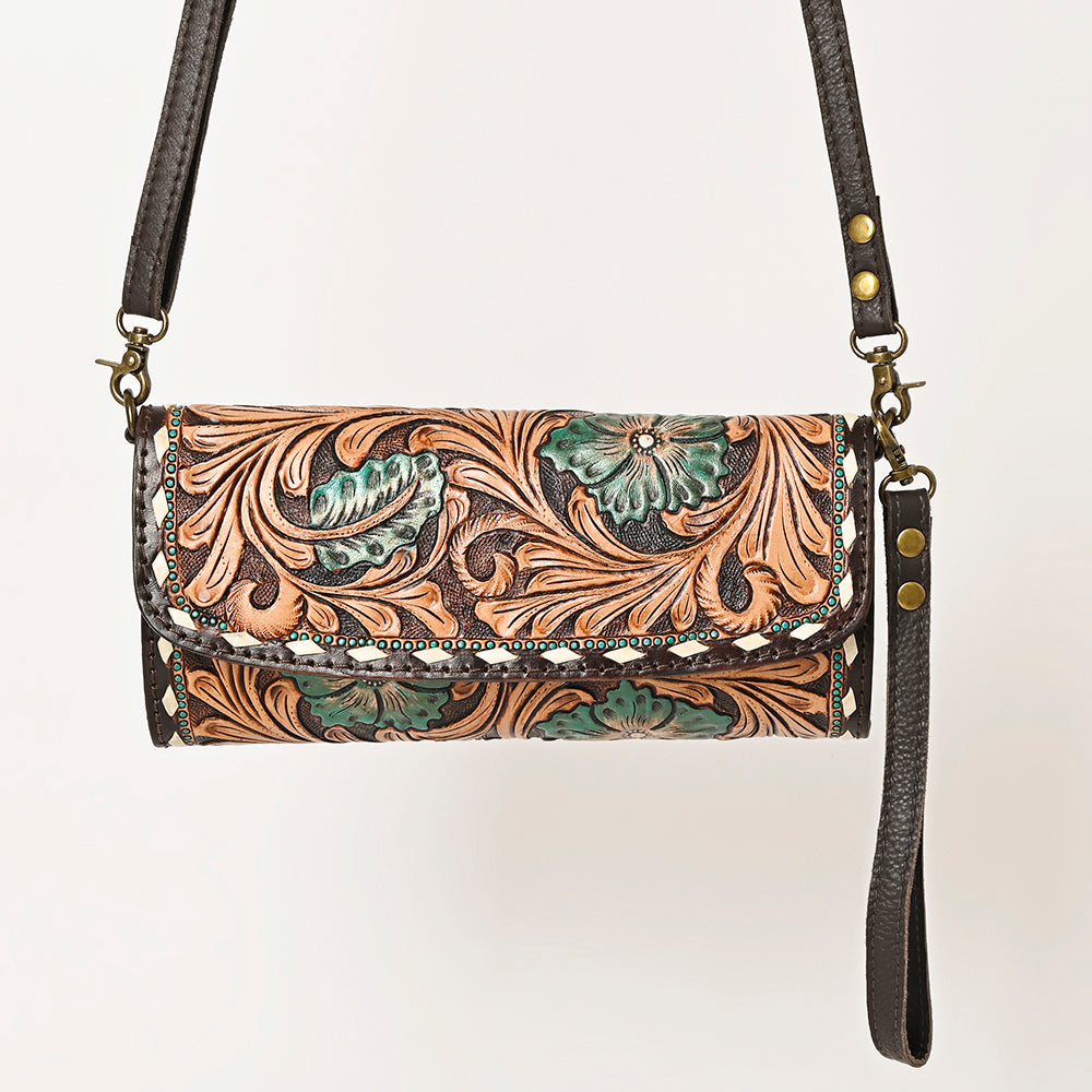 LC-ADBGA489 Wallet Genuine Western Leather Women Bag