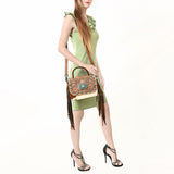 ADBG1388B Crossbody Genuine Western Leather Women Bag