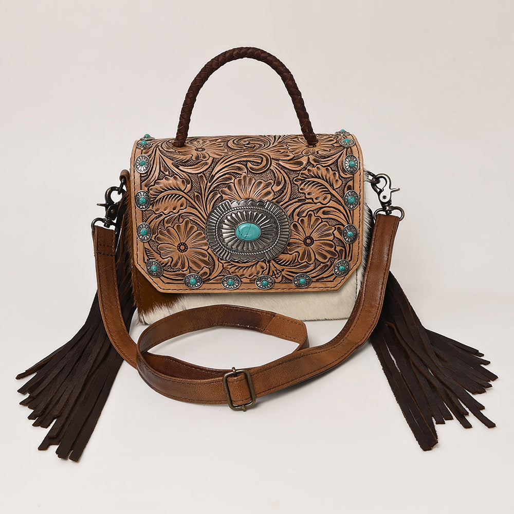 ADBG1388B Crossbody Genuine Western Leather Women Bag