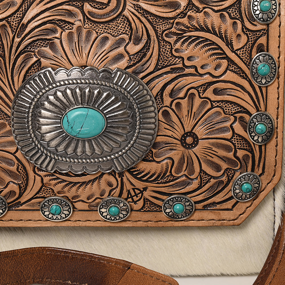 ADBG1388B Crossbody Genuine Western Leather Women Bag