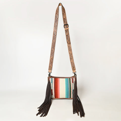 American Darling Saddle Blanket Fringes Messenger Bag