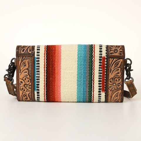 American Darling Handcrafted Hand Tooled Leather Saddle Blanket Envelope