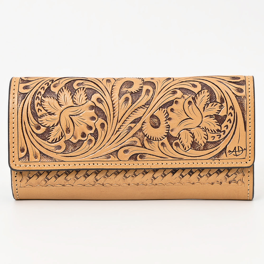 LC-ADBGZ790A Wallet Genuine Western Leather Women Bag