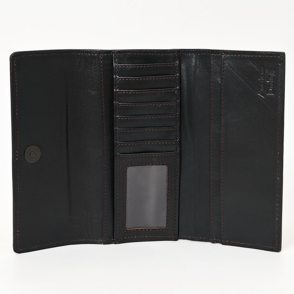 LC-ADBGZ790A Wallet Genuine Western Leather Women Bag