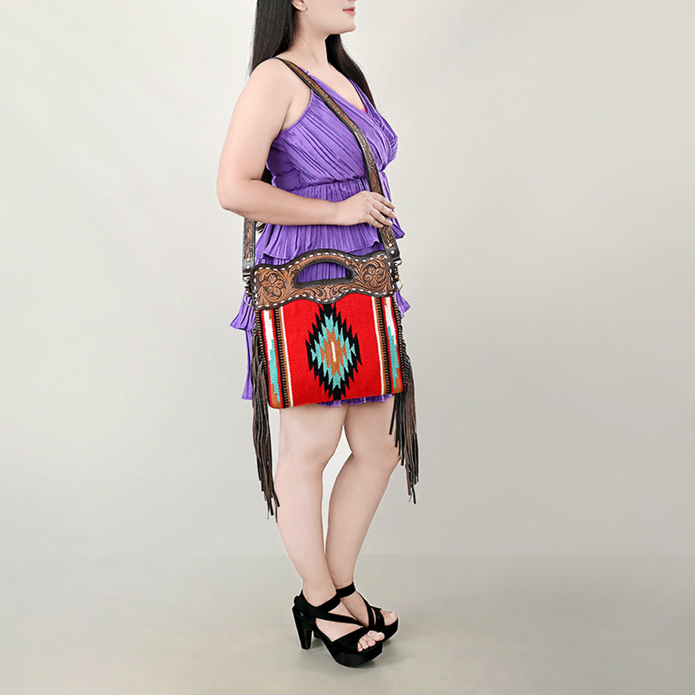 OHA103 Clutch Genuine Leather women bag western Bag