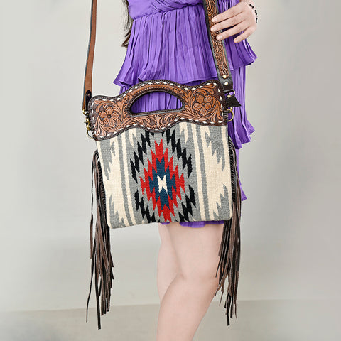 OHA103 Clutch Genuine Leather women bag western Bag