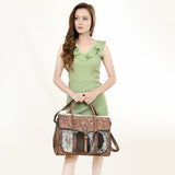 ADBG1397 Briefcase Hair On Genuine Western Leather Women Bag