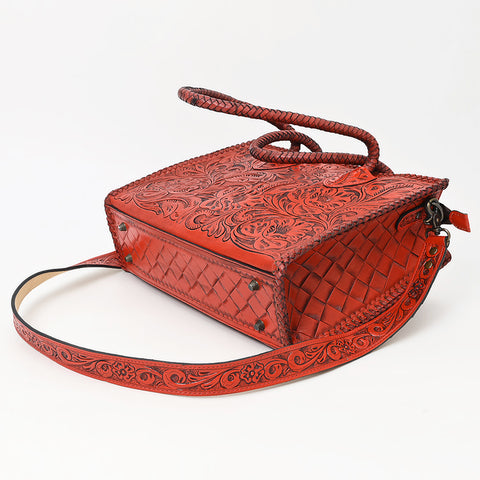 American Darling Western Hand-Tooled Genuine Leather Tote Bag for Everyday Carry