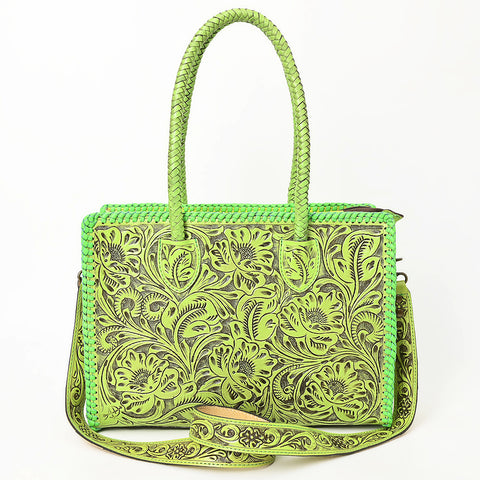American Darling Western Hand-Tooled Genuine Leather Tote Bag for Everyday Carry