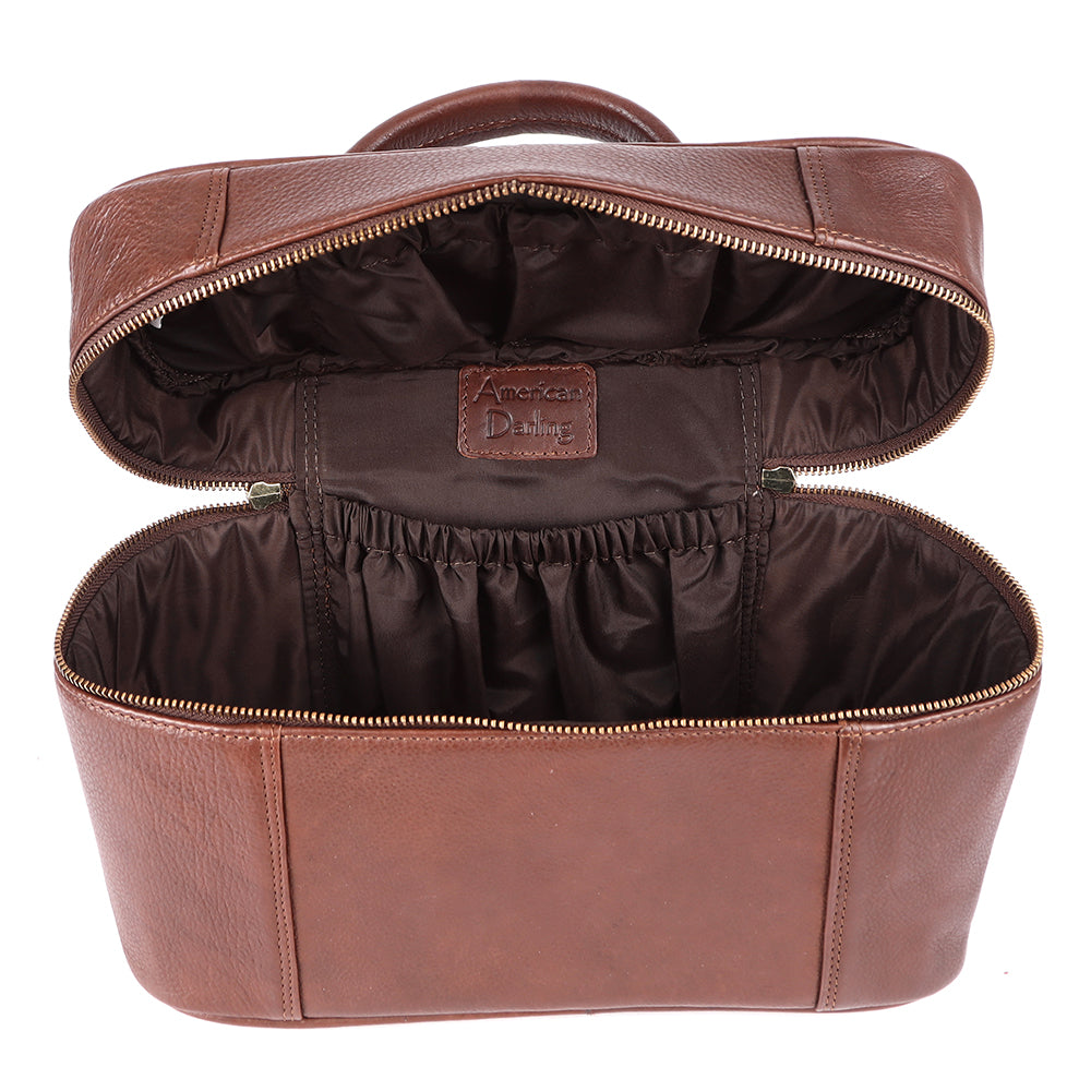 LC-ADBGM386B Jewelry Case Genuine Western Leather Women Bag