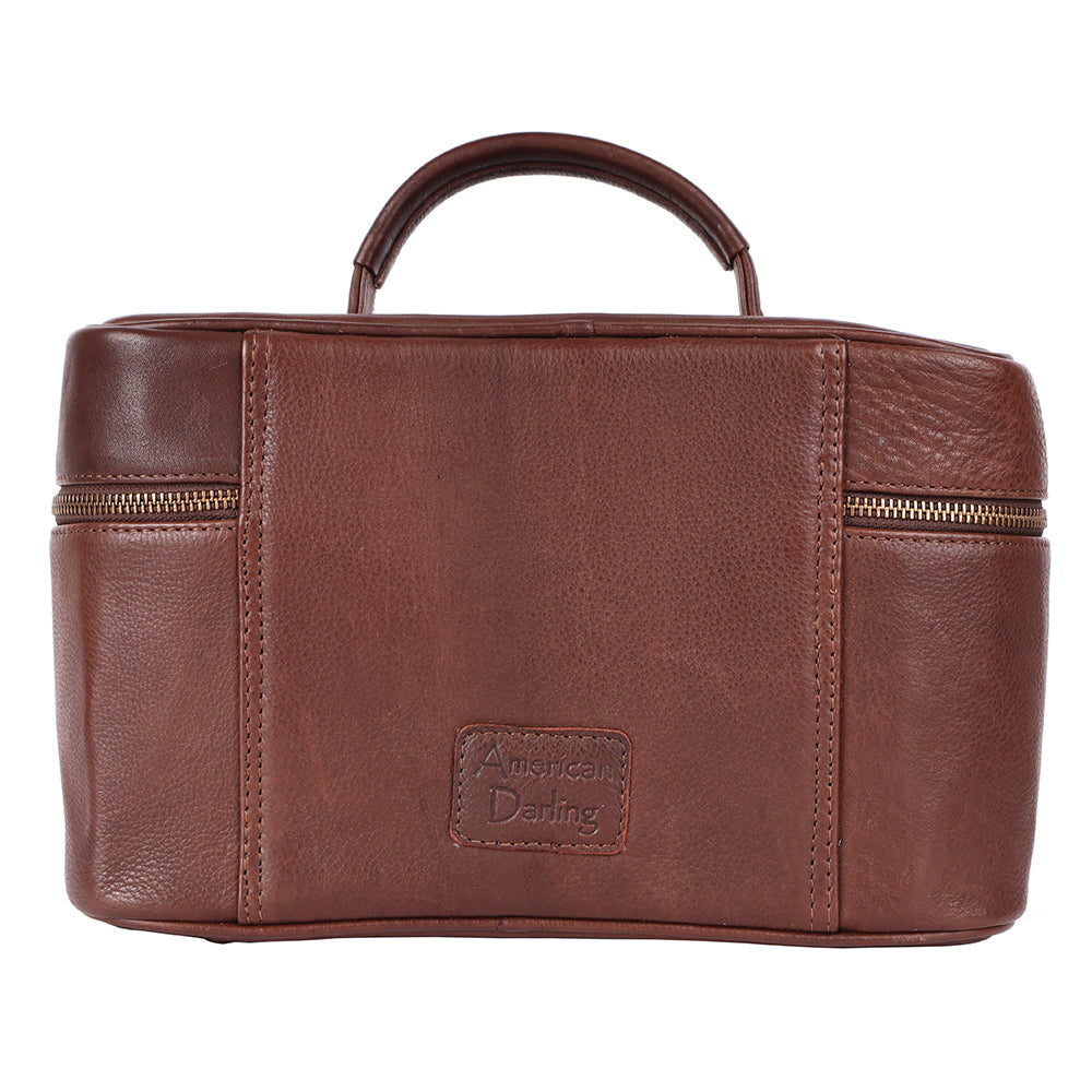 LC-ADBGM386B Jewelry Case Genuine Western Leather Women Bag