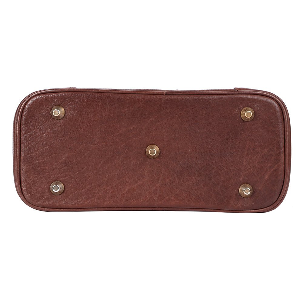 LC-ADBGM386B Jewelry Case Genuine Western Leather Women Bag