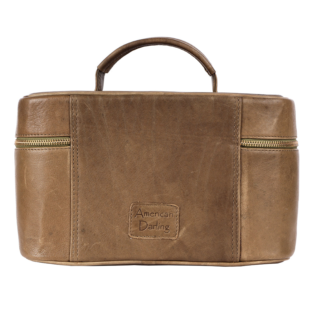 LC-ADBGM386E Jewelry Case Genuine Western Leather Women Bag