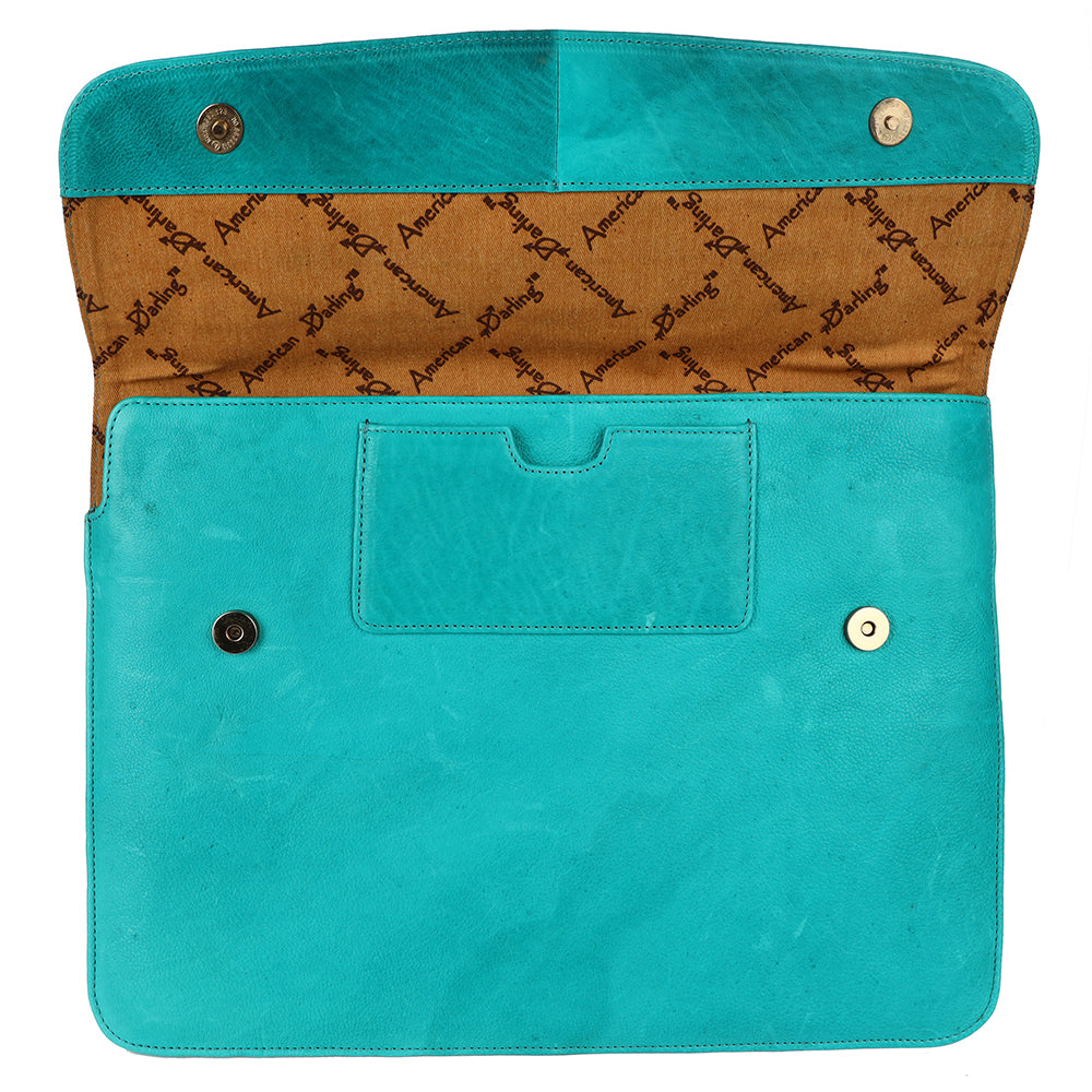 LC-ADBGM388 Wallet Genuine Western Leather Women Bag