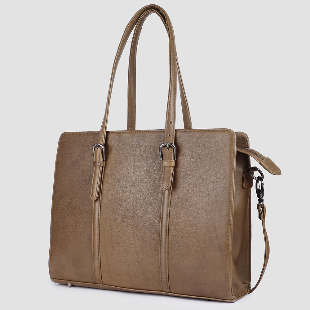 LC-ADBGM389D Tote Genuine Western Leather Women Bag