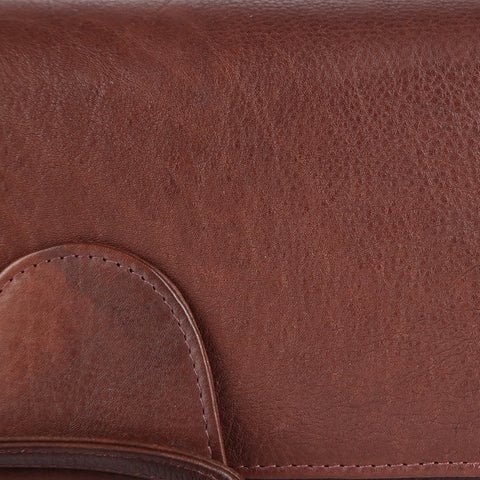 ADBGM393 Pebbled Leather Wristlet Clutch Crossbody - American Darling