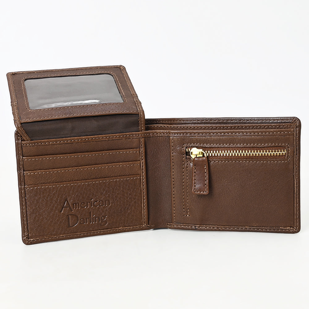 ADBGM395 Full-Grain Leather Bifold Wallet - American Darling