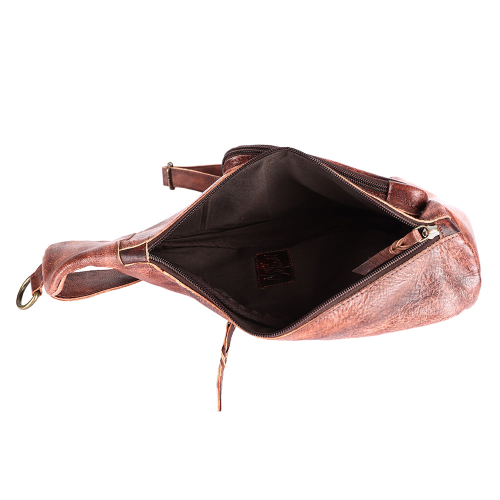 NMBGM165 Sling Genuine western Leather women bag