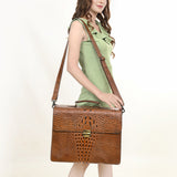 LC-ADBG1430  Briefcase Genuine Western Leather Women Bag