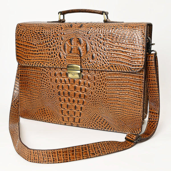 LC-ADBG1430  Briefcase Genuine Western Leather Women Bag