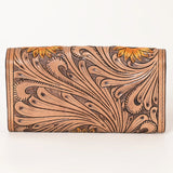 OHG165 Wallet Hand Tooled Genuine Leather women bag western Bag