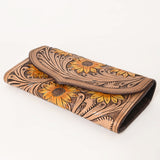 OHG165 Wallet Hand Tooled Genuine Leather women bag western Bag