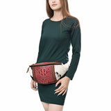 LC-ADBG1441 Fanny Pack Genuine Western Leather Women Bag
