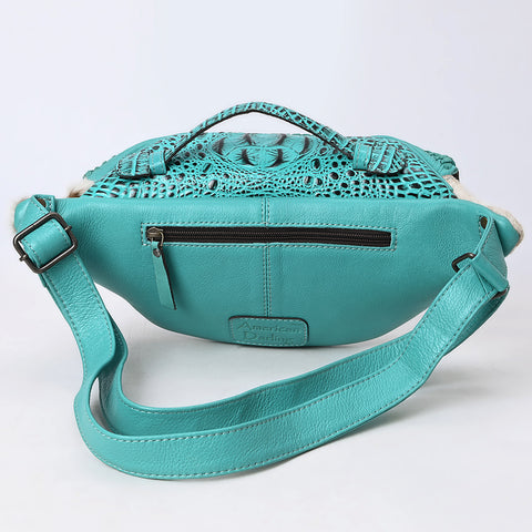 American Darling Handcrafted Western Leather Fanny Pack ï¿½ Hair-On Cowhide Genuine Leather