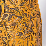 ADBG1443 Hand Tooled Leather Western Sling Bag - Midnight Floral Crossbody