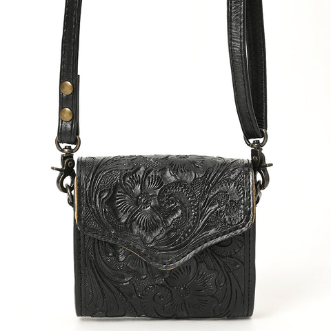 American Darling Hand Tooled Genuine Leather Western Crossbody Bag for Everyday Carry