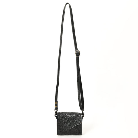 American Darling Hand Tooled Genuine Leather Western Crossbody Bag for Everyday Carry