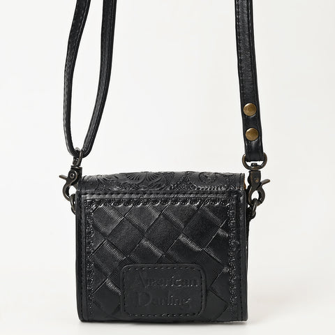 American Darling Hand Tooled Genuine Leather Western Crossbody Bag for Everyday Carry