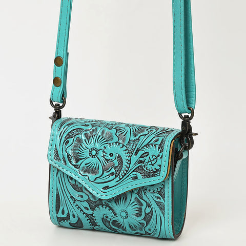 American Darling Hand Tooled Genuine Leather Western Crossbody Bag for Everyday Carry