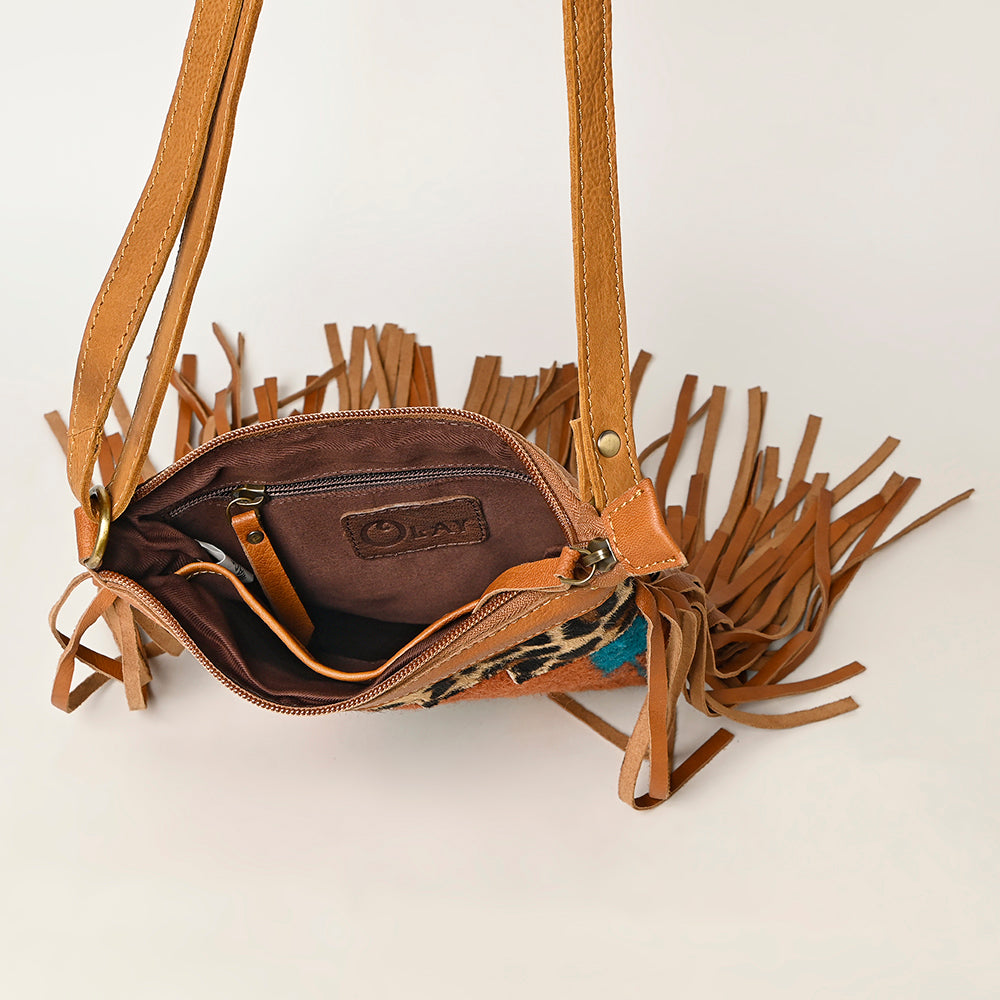 OHA116 Crossbody Genuine Leather women bag western Bag