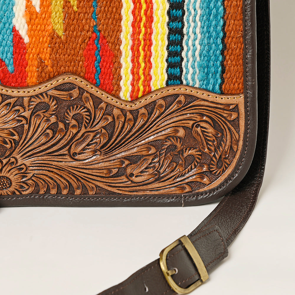 OHA115 Crossbody Genuine Leather women bag western Bag