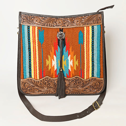 OHA115 Crossbody Genuine Leather women bag western Bag