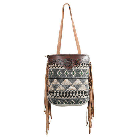 LC-OHV281  Tote Upcycled Canvas Ladies Bag